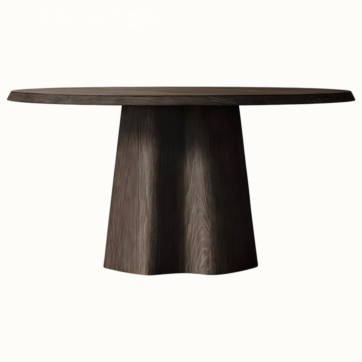 SOLENNE Modern Solid Wood Round Dining Table