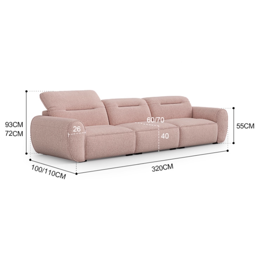 BRIAR Modern Chenille Fabric Sofa