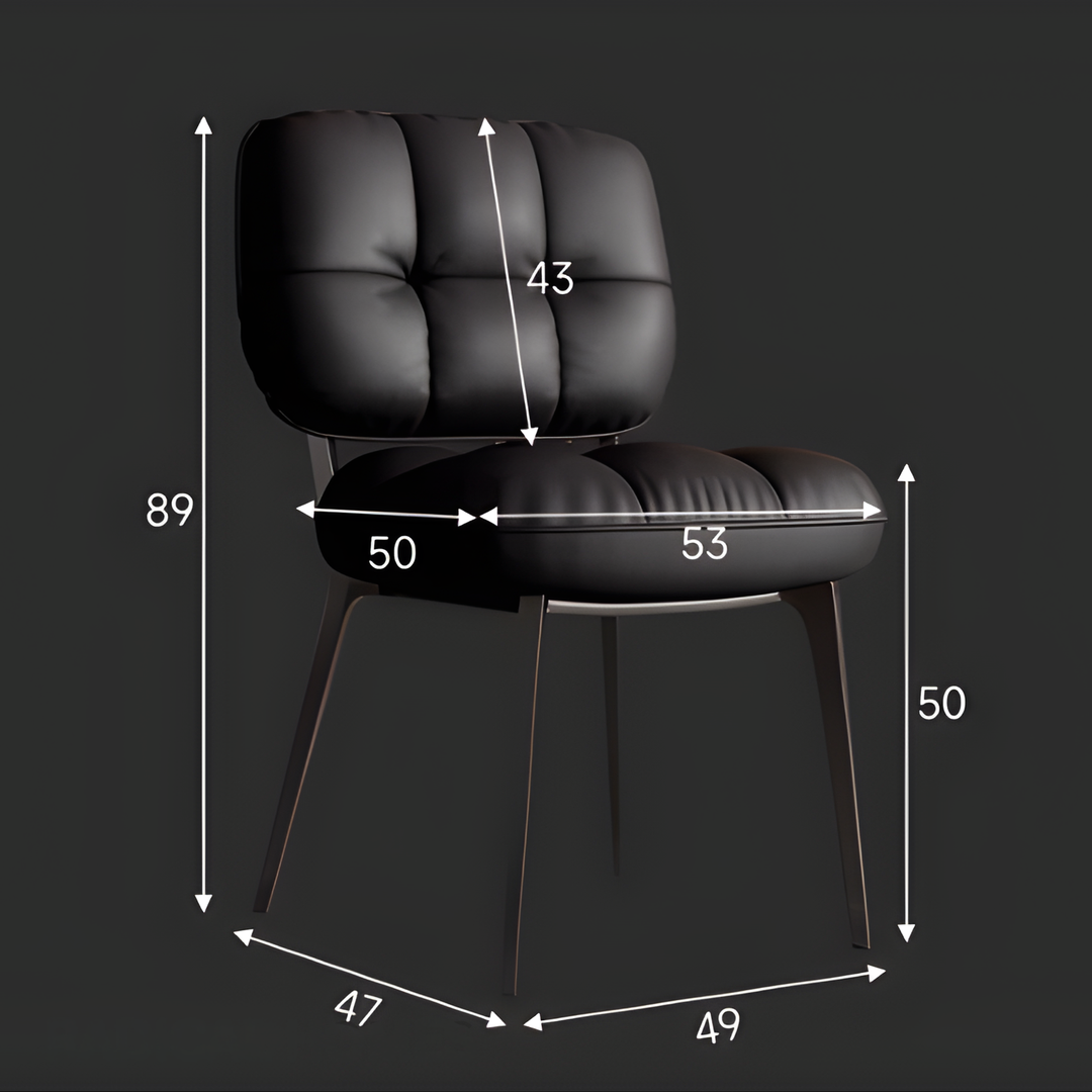 ORLANDO Modern Leather Dining Chair