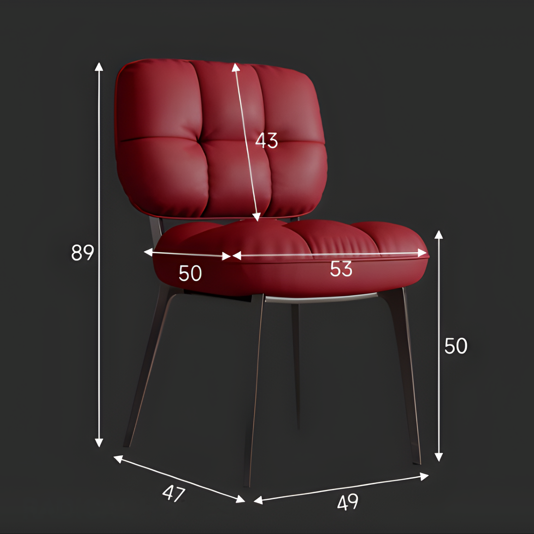 ORLANDO Modern Leather Dining Chair