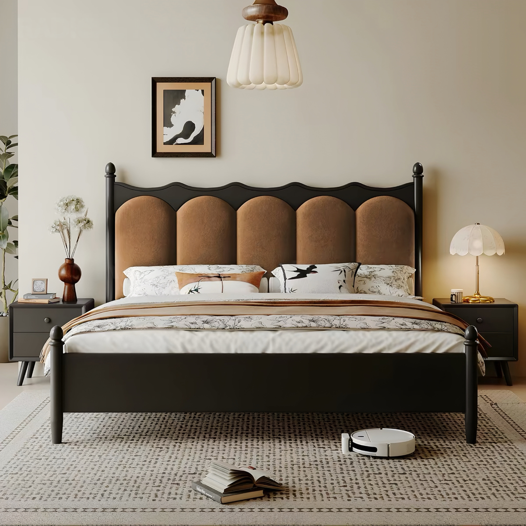 VESKARA Victorian Solid Wood Bedframe - Cassa Haus Singapore