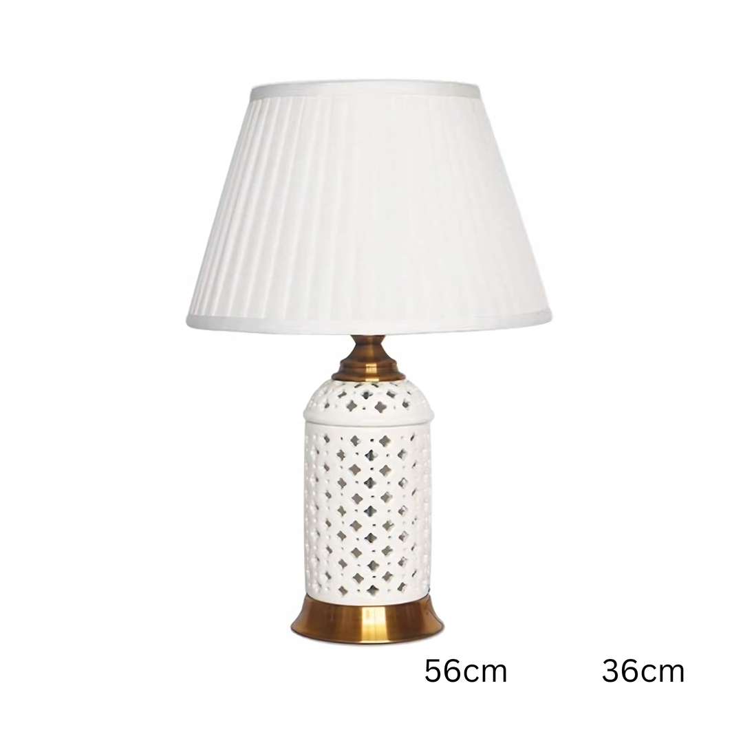 VITRUVIAN Roman Ceramic Table Lamp