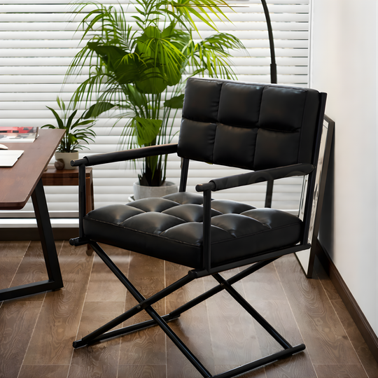 PRIKO Modern Leather Study Chair - Cassa Haus Singapore