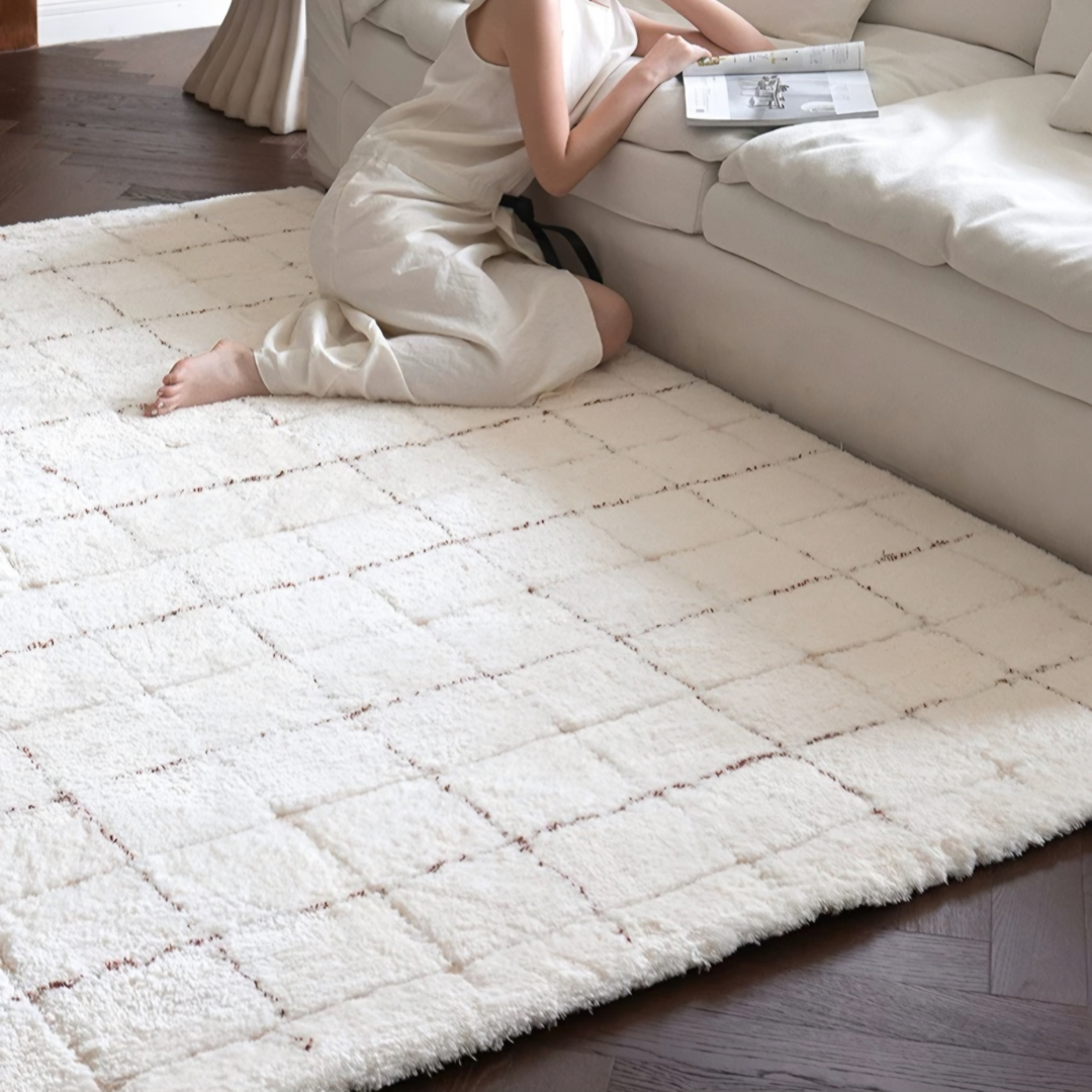 GRIDHARE Modern Soft Rug - Cassa Haus Singapore