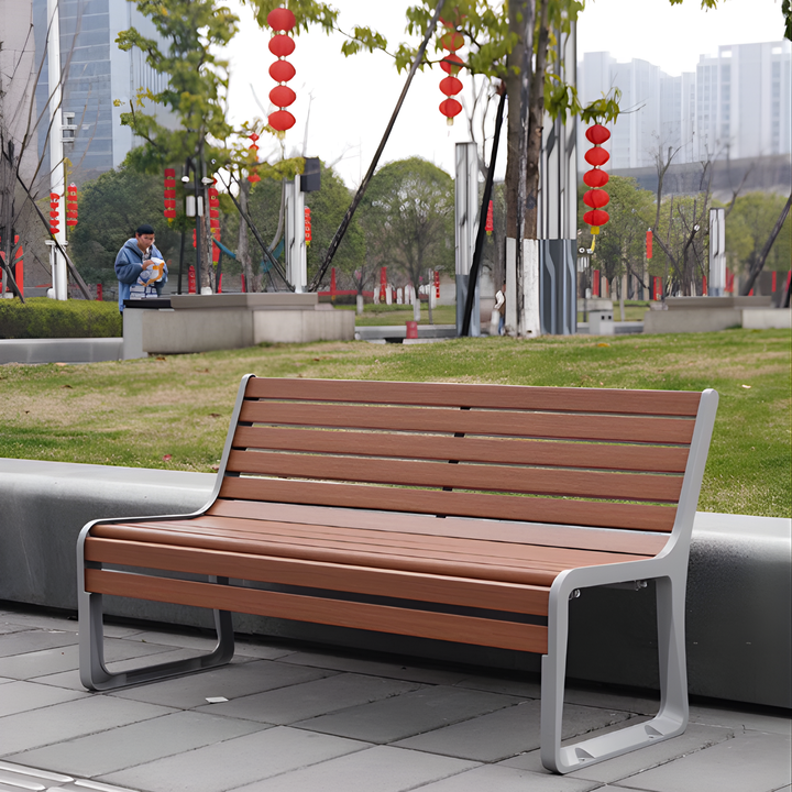 KORVAELIS Modern Outdoor Bench