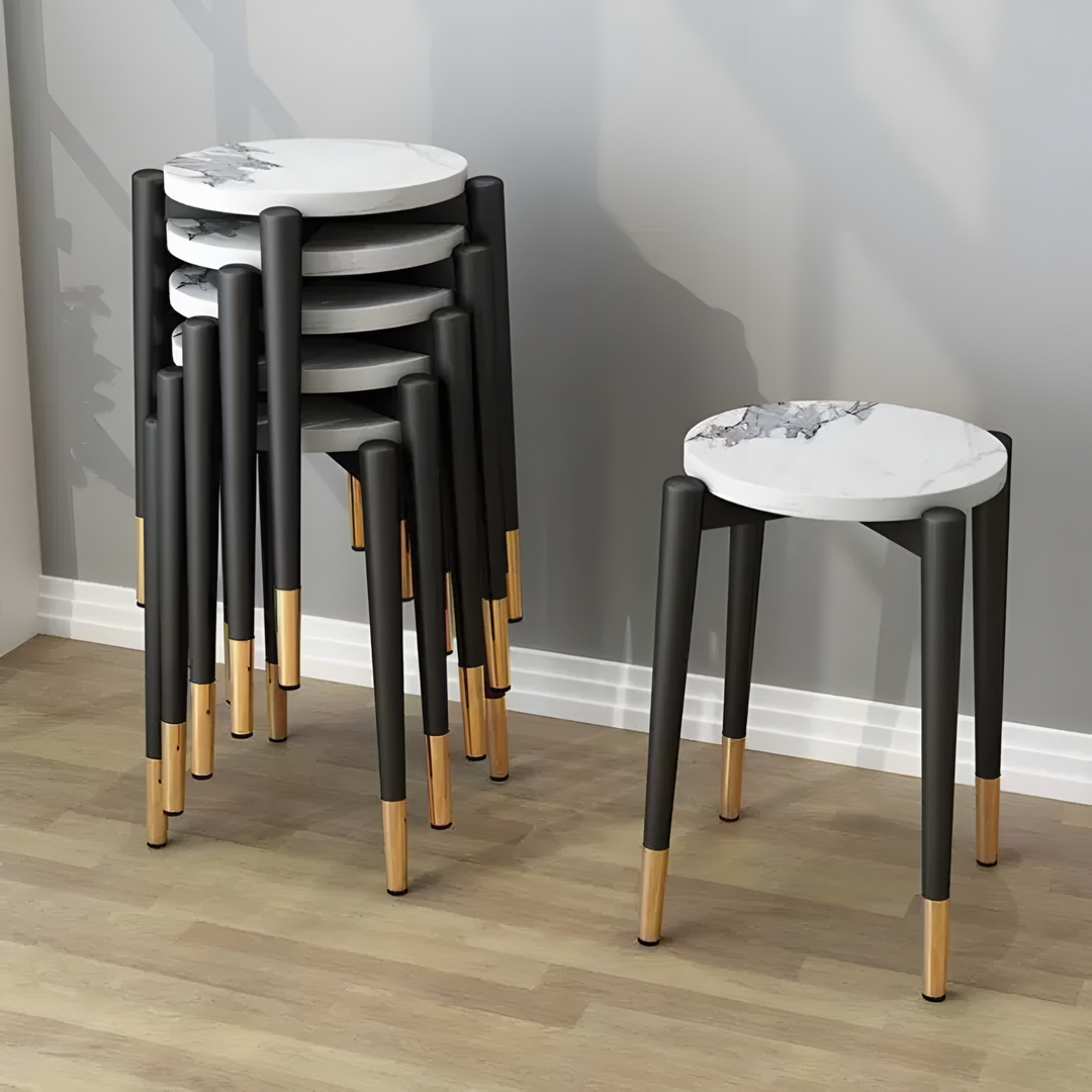 AURA Marble Dining Stool - Cassa Haus Singapore