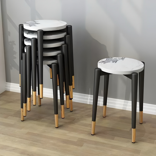 AURA Marble Dining Stool - Cassa Haus Singapore