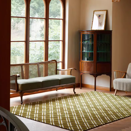 CALITHRAE Modern Grid Rug - Cassa Haus Singapore