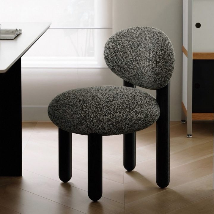 NOVARA Modern Boucle Dining Chair - Cassa Haus Singapore