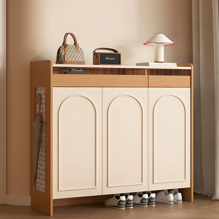 ARCHIVE Modern Solid Wood Shoe Cabinet