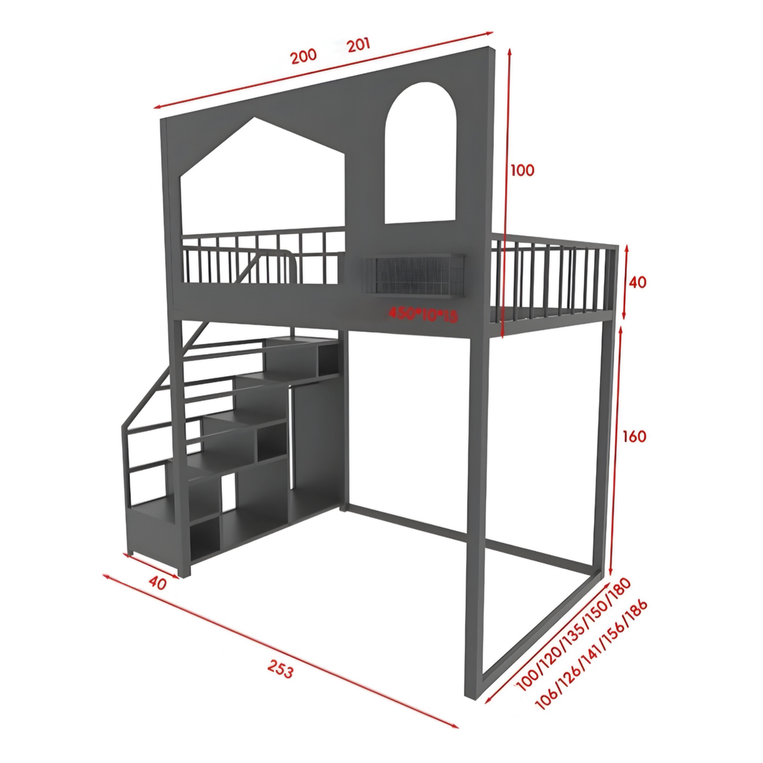 OVARI Modern Loft Bedframe