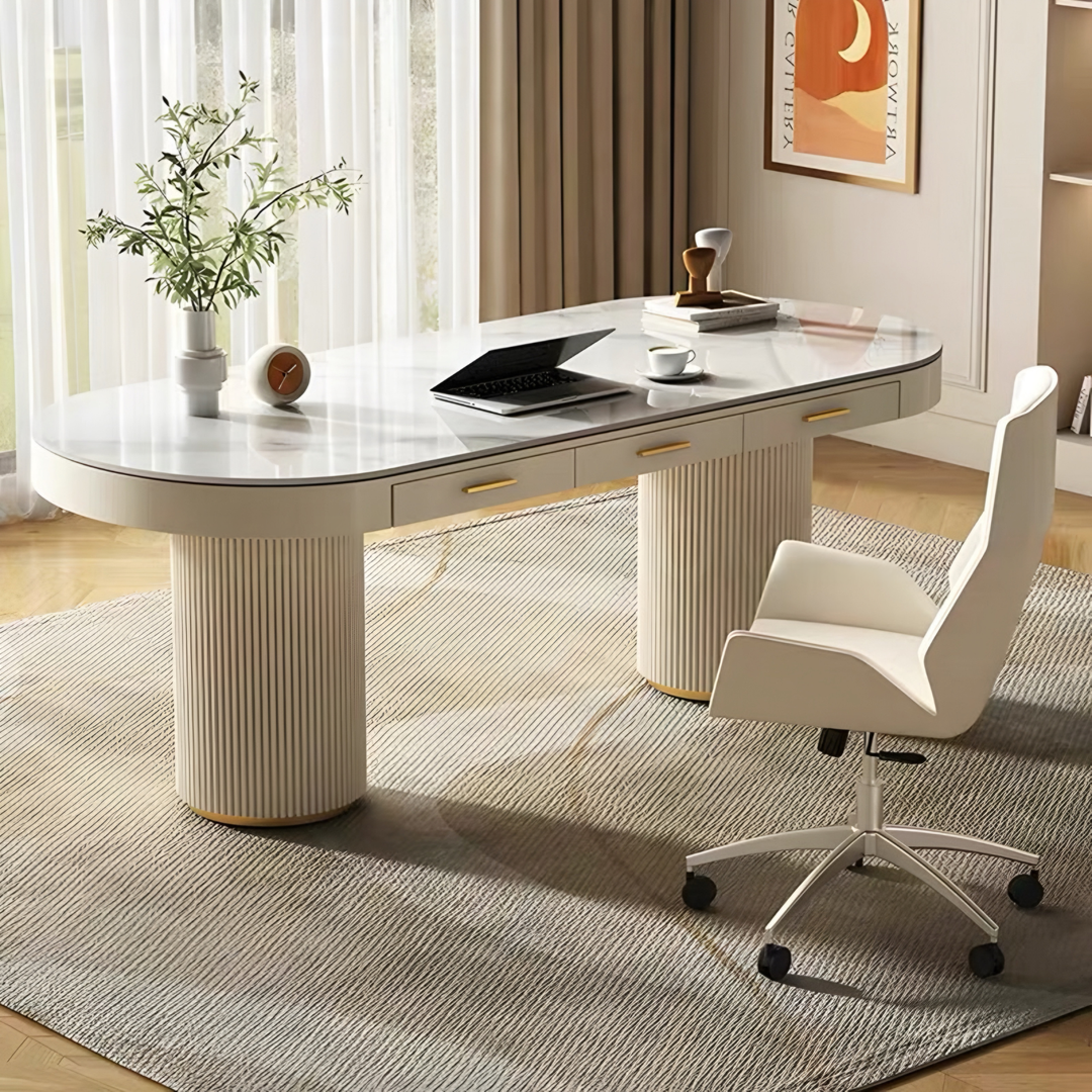 ALISTAIR Modern Sintered Stone Study Table
