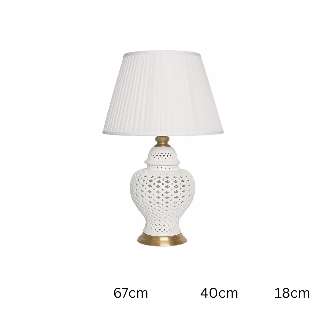VITRUVIAN Roman Ceramic Table Lamp