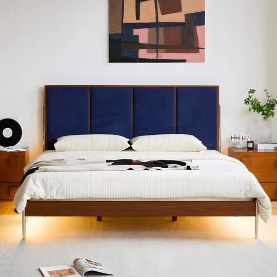 MAVRIK Modern Solid Wood Bedframe - Cassa Haus Singapore