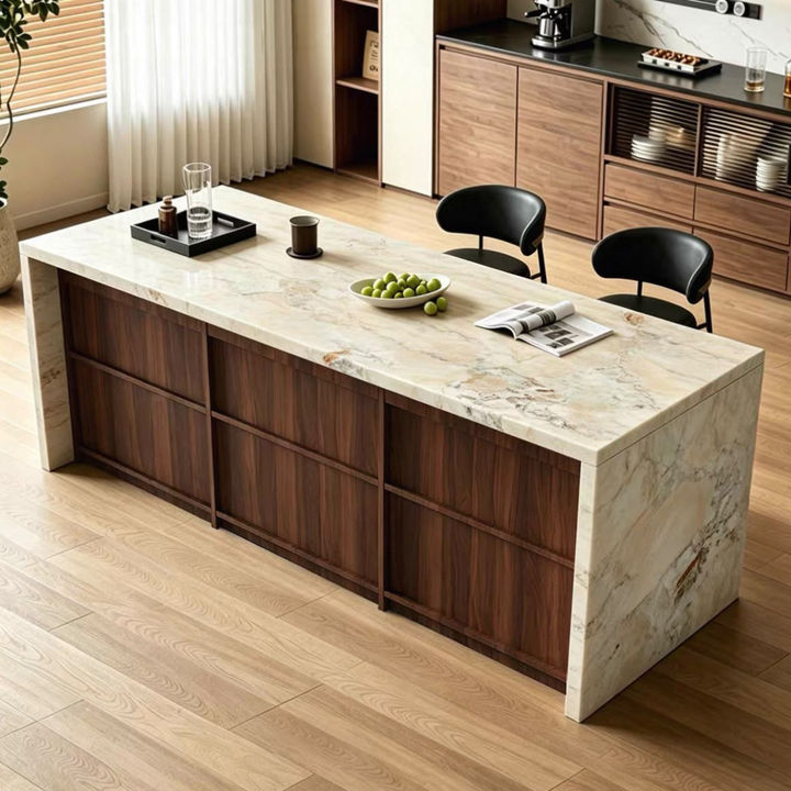 VERDANT Modern Luxury Sintered Stone Island Dining Table