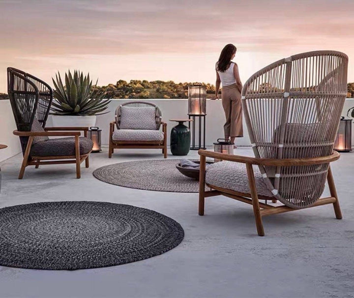 ZELQARIS Modern Outdoor Sofa