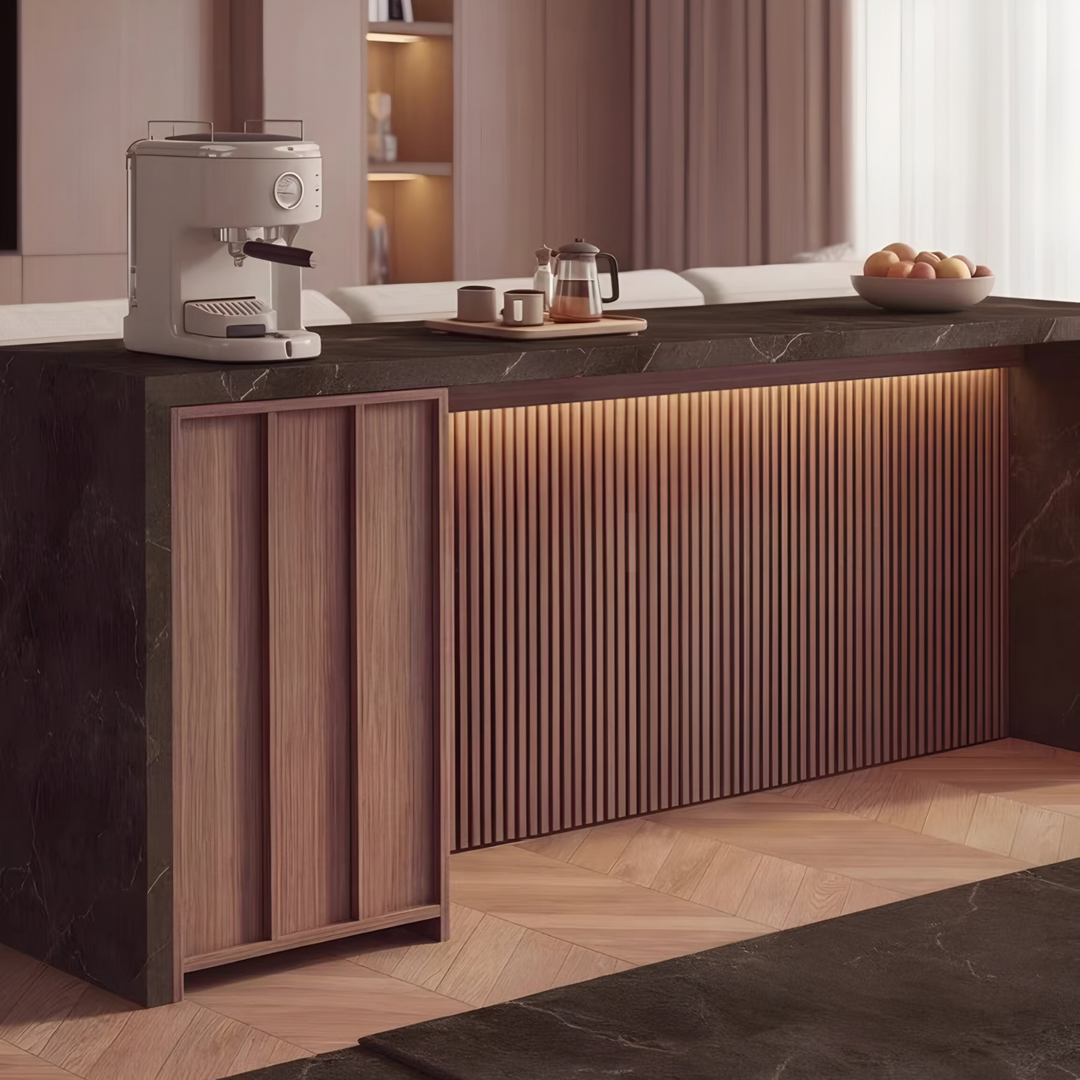 STRATIQ Modern Sintered Stone Bar Table Sideboard - Cassa Haus Singapore