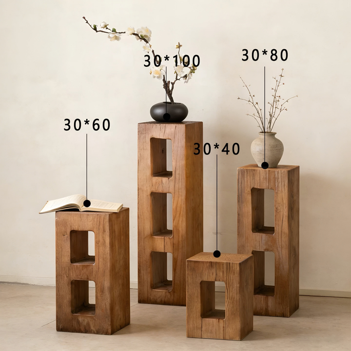 ORVEA Modern Solid Wood Pedestal - Cassa Haus Singapore