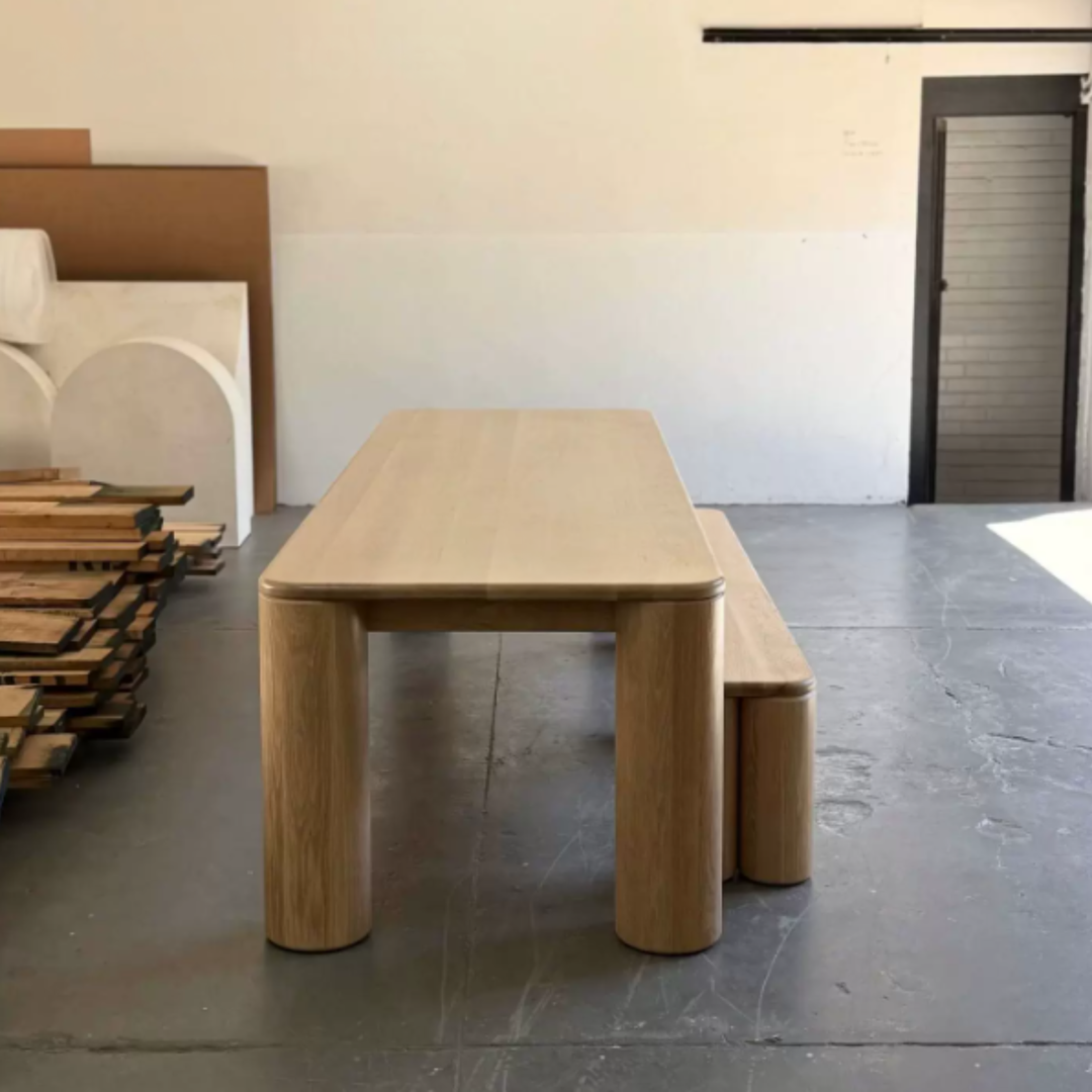 EARTHBOUND Modern Solid Wood Dining Table - Cassa Haus Singapore