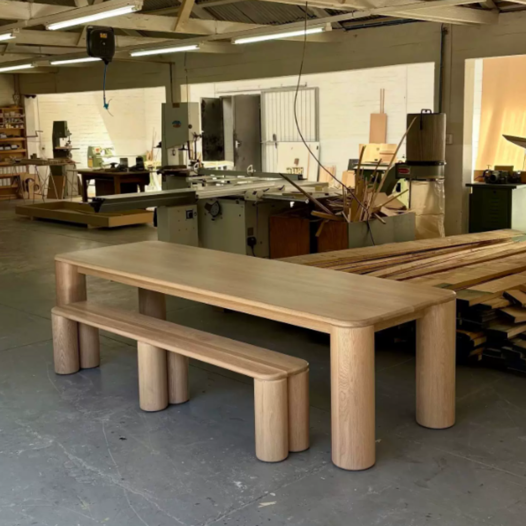 EARTHBOUND Modern Solid Wood Dining Table - Cassa Haus Singapore