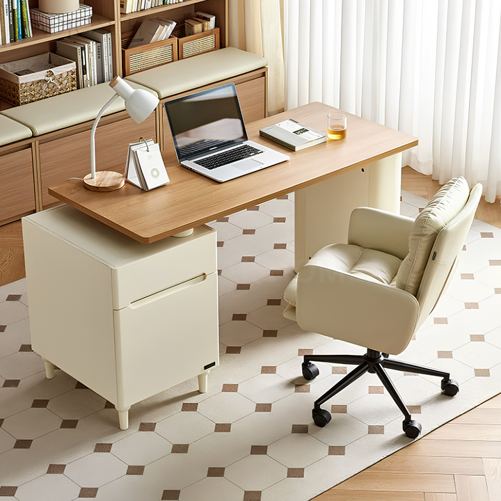 BERNARD Modular Study Table & Bookshelf