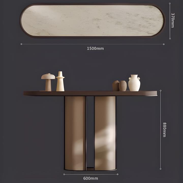 AURELON Sintered Stone Entryway Console Table