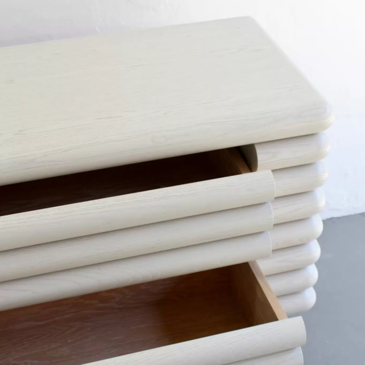 CORDWOOD Modern Solid Wood Chest of Drawers - Cassa Haus Singapore