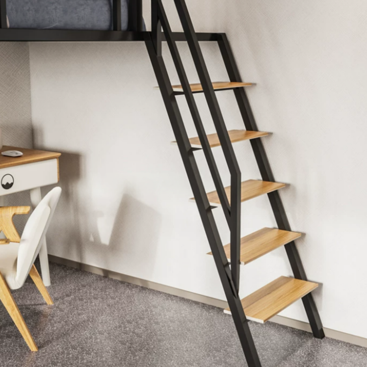 HIKO Modern Loft Bedframe With Storage - Cassa Haus Singapore
