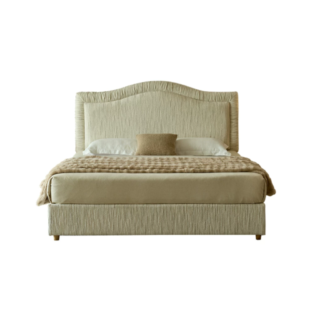 MARVENA Modern Fabric Bedframe - Cassa Haus Singapore