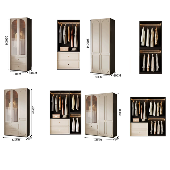 ESQUERIN Minimalist Victorian Wardrobe - Cassa Haus Singapore