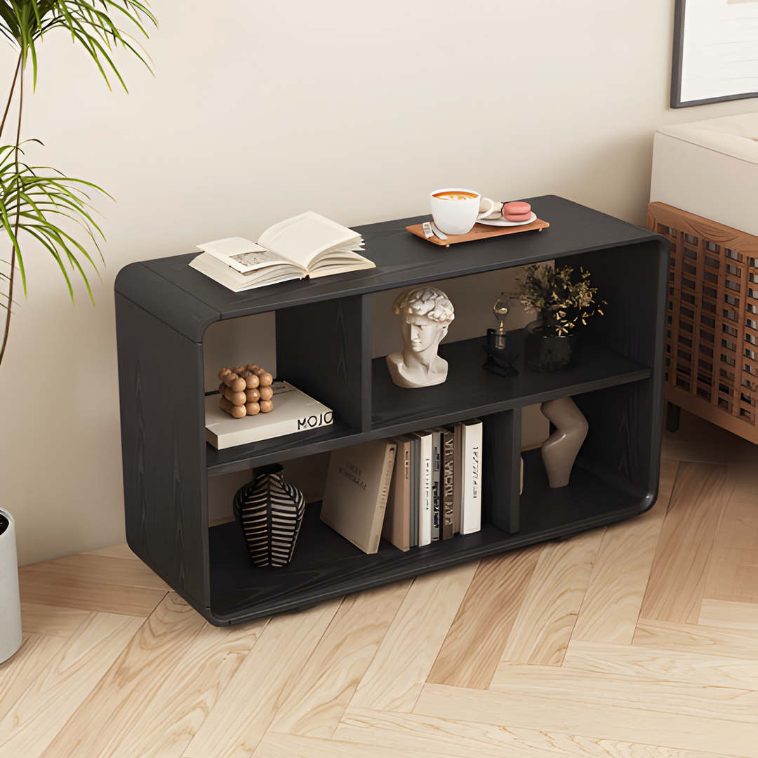 RENZO Solid Ash Wood Side Table