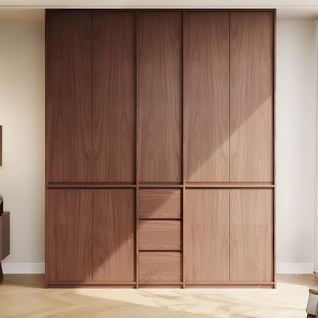 KIRVEX Modern Solid Wood Wardrobe - Cassa Haus Singapore