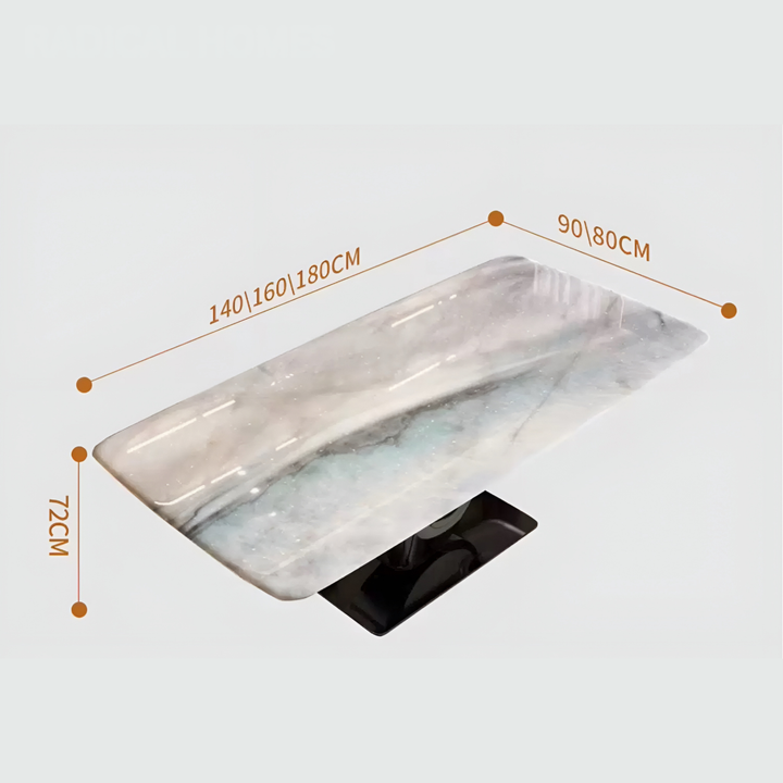 VORTEX Modern Sintered Stone Dining Table - Cassa Haus Singapore