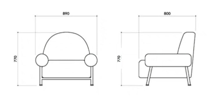 ARIN Modern Lounge Chair