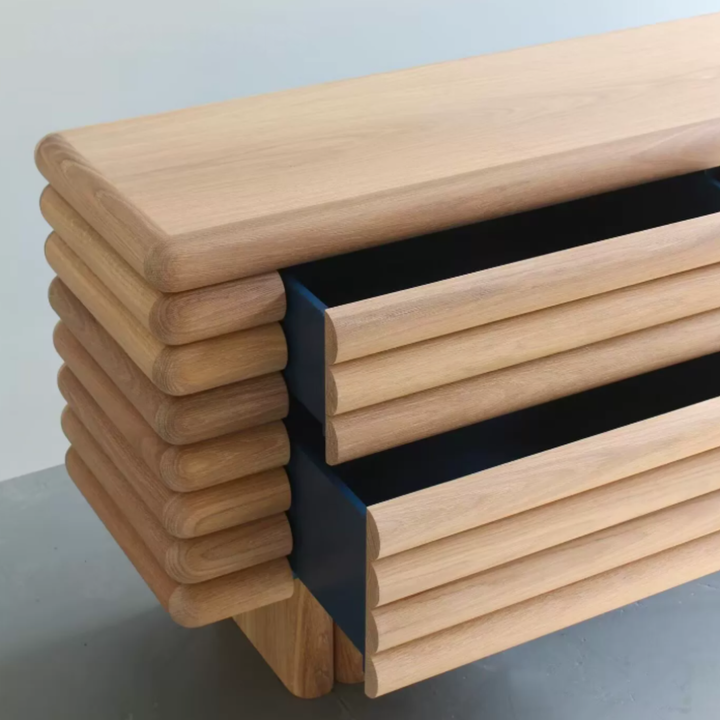 CORDWOOD Modern Solid Wood Chest of Drawers - Cassa Haus Singapore