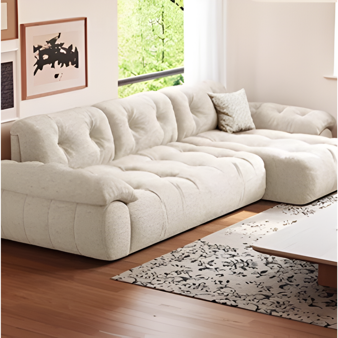 ESTRON Adjustable Backrest Fabric Sofa
