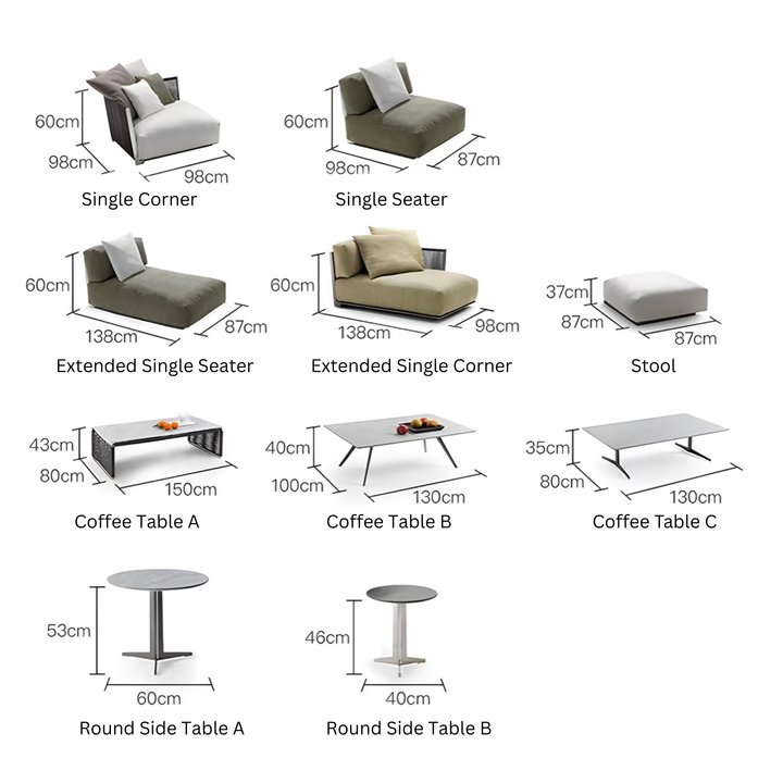 SERAVYN Modern Outdoor Lounge Chair & Sofa - Cassa Haus Singapore