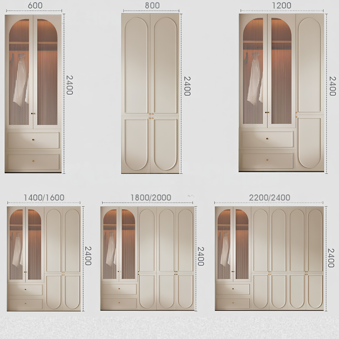 ESQUERIN Minimalist Victorian Wardrobe - Cassa Haus Singapore