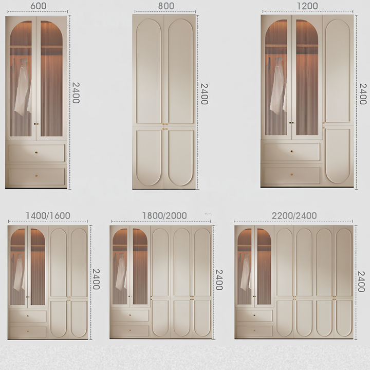 ESQUERIN Minimalist Victorian Wardrobe - Cassa Haus Singapore