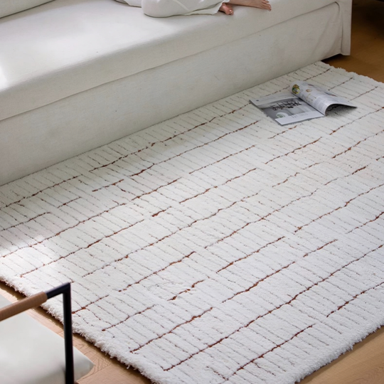 WEAVEMOLE Modern Textured Woven Rug - Cassa Haus Singapore