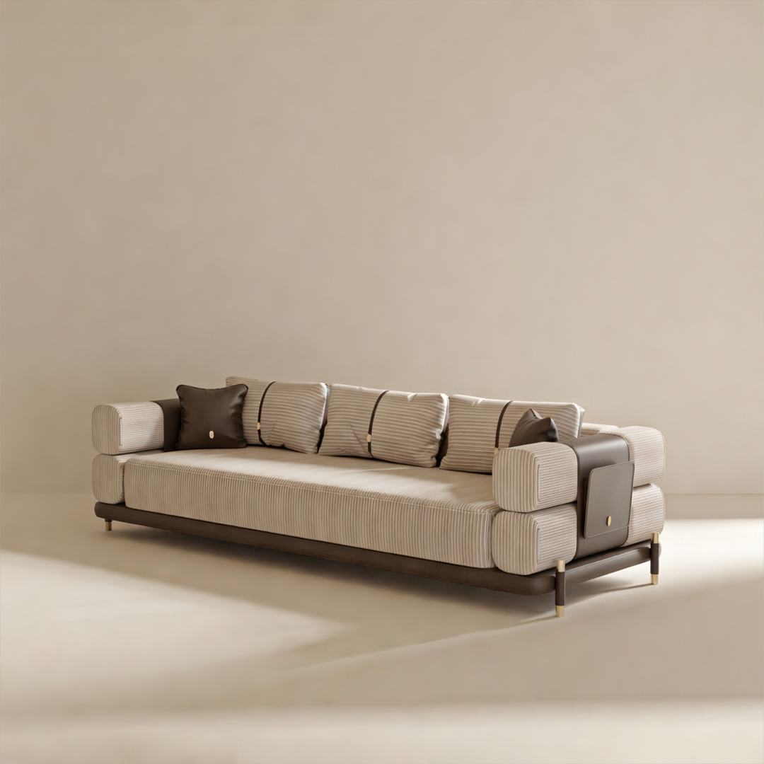 QUENTEN Modern Fabric Sofa - Cassa Haus Singapore
