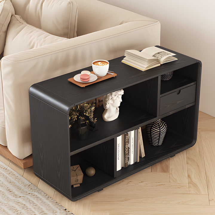 RENZO Solid Ash Wood Side Table