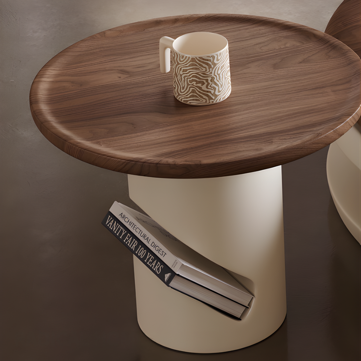 ELVANO Modern Wooden Coffee Table Set