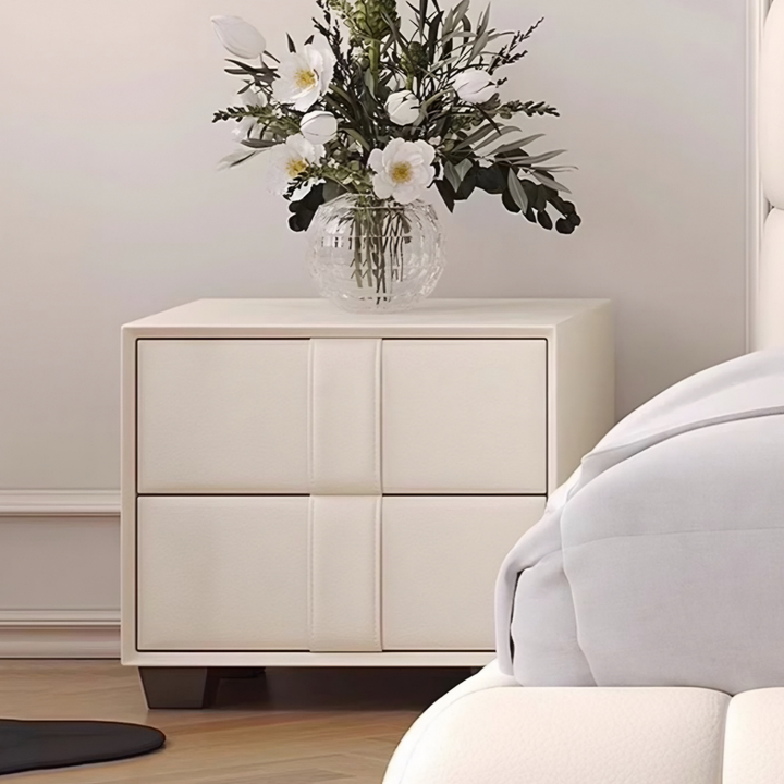 FENRO Modern Scratch-Proof Leather Bedframe - Cassa Haus Singapore