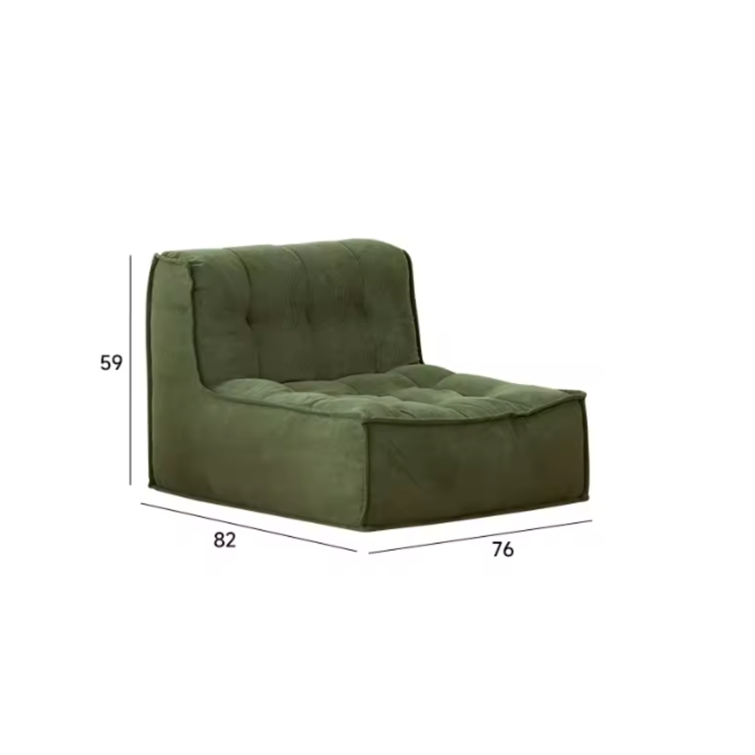 MOKREN Japanese Fabric Floor Sofa