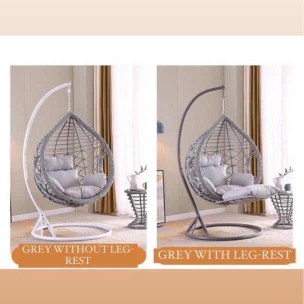 QYRAVORA Modern Outdoor Swing Chair
