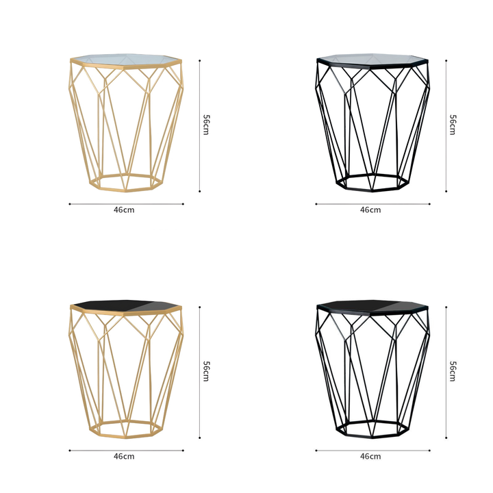 KYREN Modern Wireframe Side Table