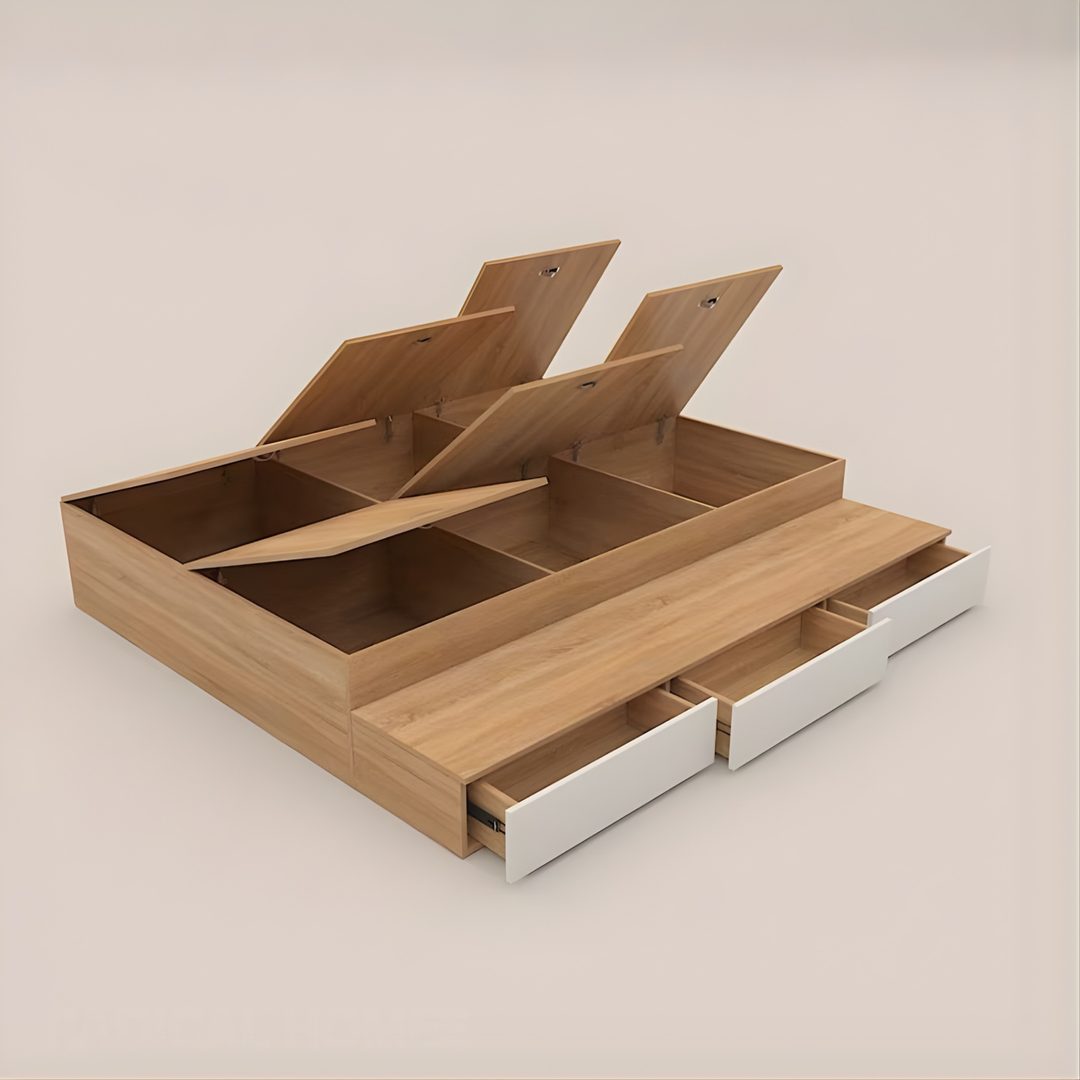 PIPREN Minimalist Platform Storage Bed