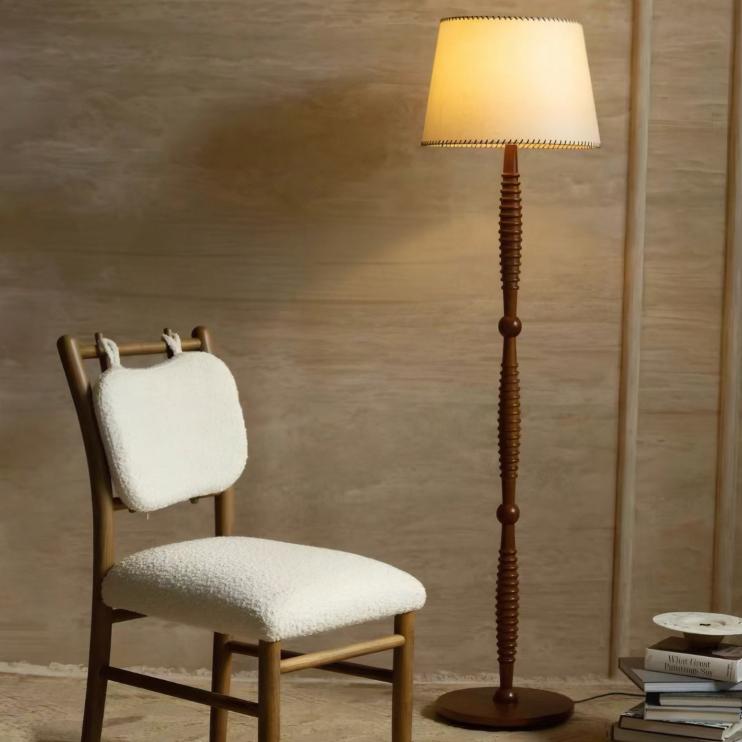 GABRIELLE Mid Century Floor Lamp - Cassa Haus Singapore