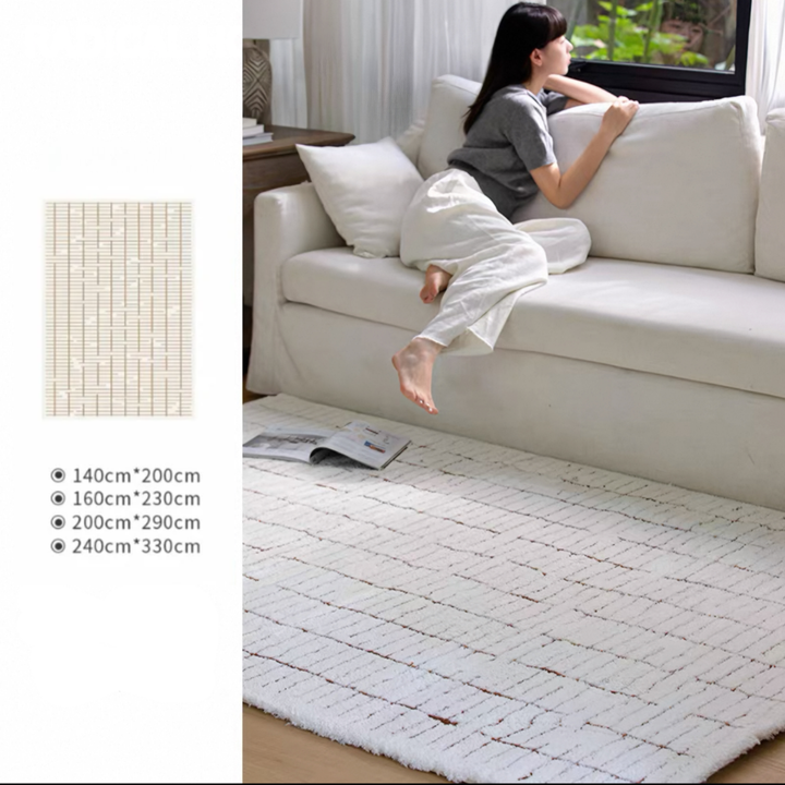 WEAVEMOLE Modern Textured Woven Rug - Cassa Haus Singapore